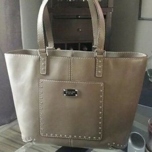 Authentic Michael Kors leather tote
